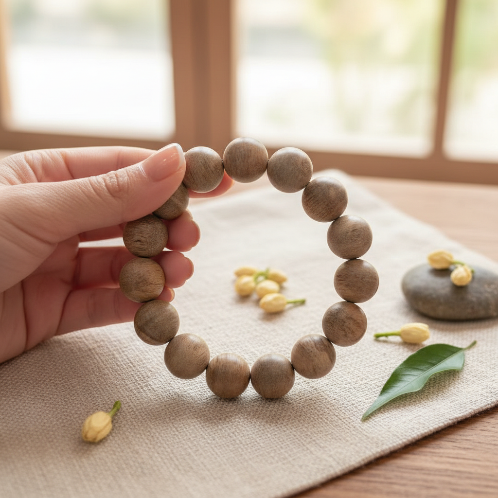 沉香海南沉香天然白木香13MM单圈