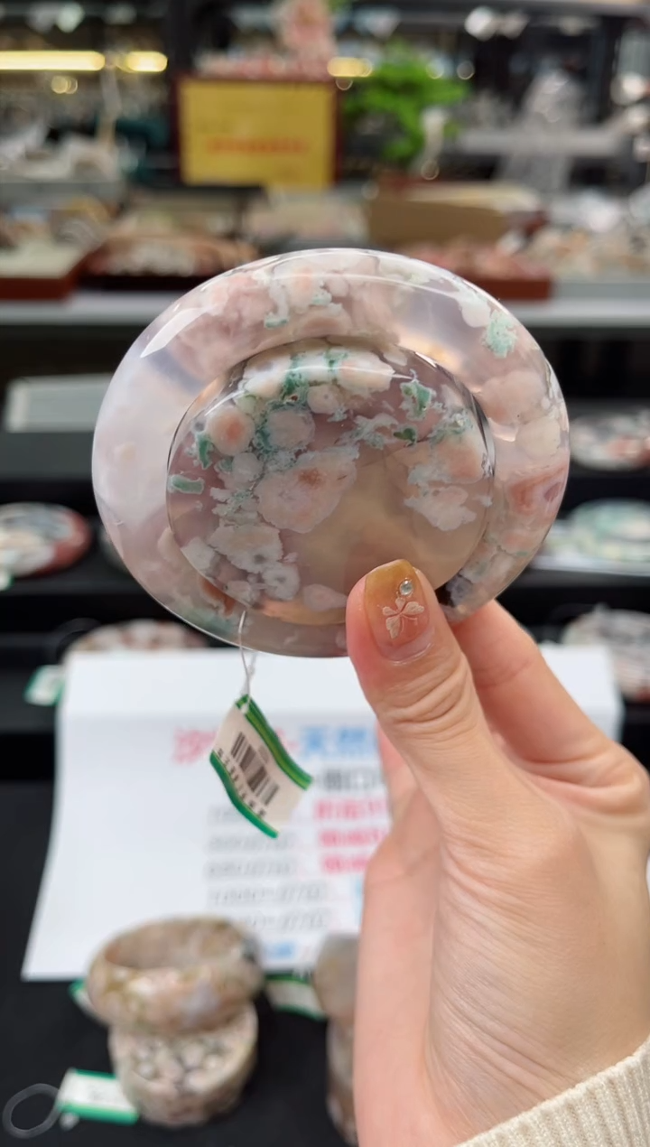 【闪购商品】石英质玉手镯未镶嵌54圈口（赠品镯心）R6332