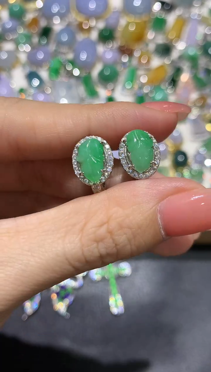 【闪购商品】翡翠吊坠(不含链)银S925镶嵌团购8