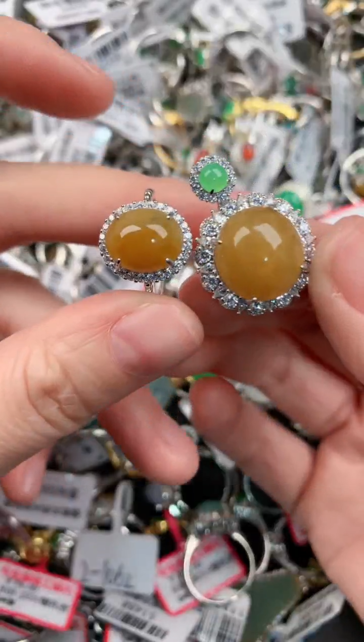 银S925镶嵌戒指翡翠11-11    7