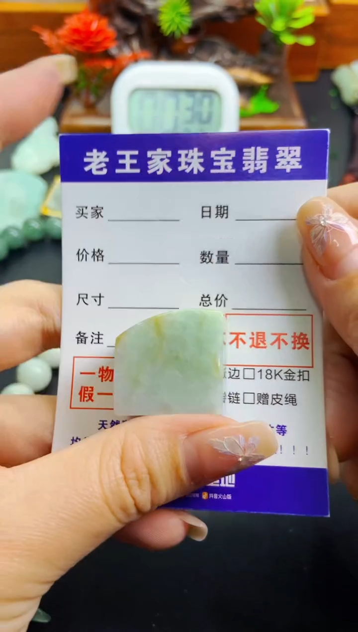 【闪购商品】翡翠颈饰未镶嵌料子