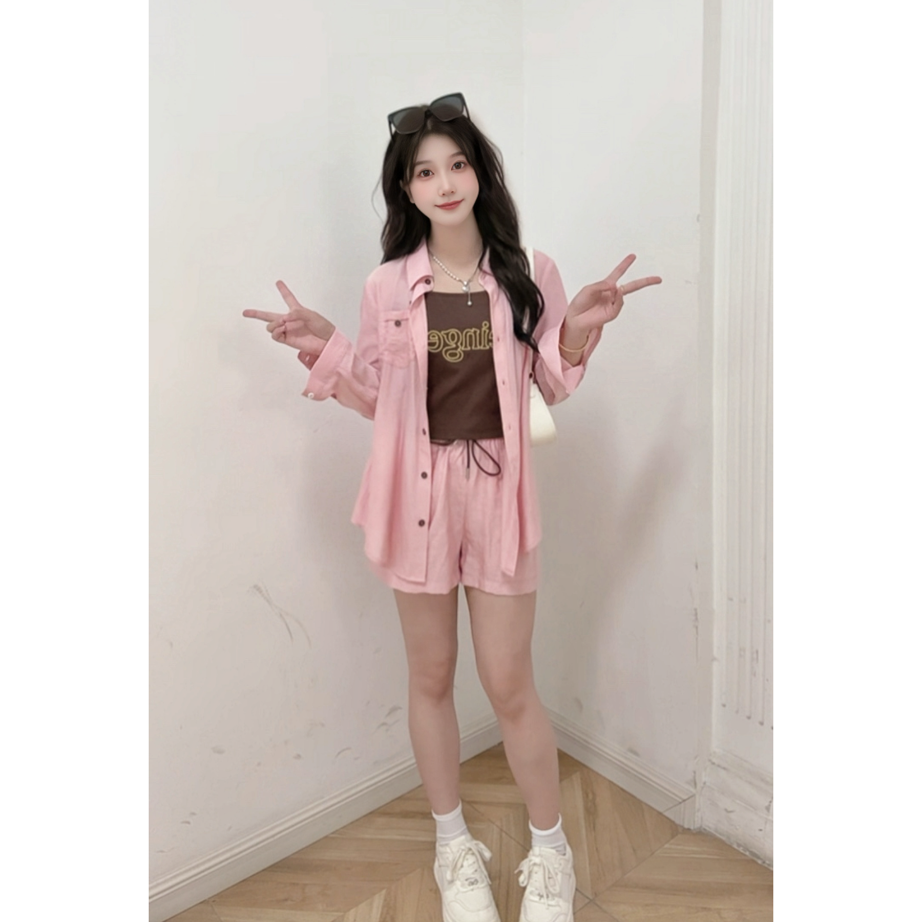 【小个子专属】IEF/爱依服2025新款夏季梭织里外套裤