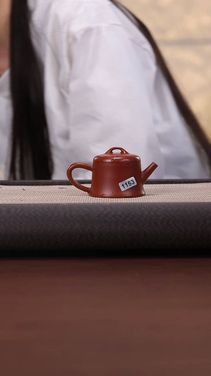 【闪购商品】紫砂茶壶1153 朱泥 矮洋桶 75cc
