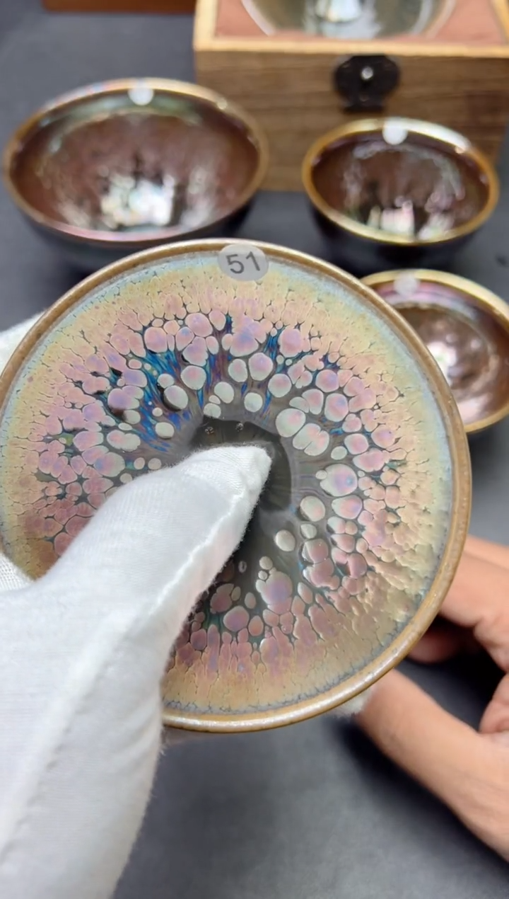 【闪购商品】茶盏51徐长和老师作品《虹鳞》
