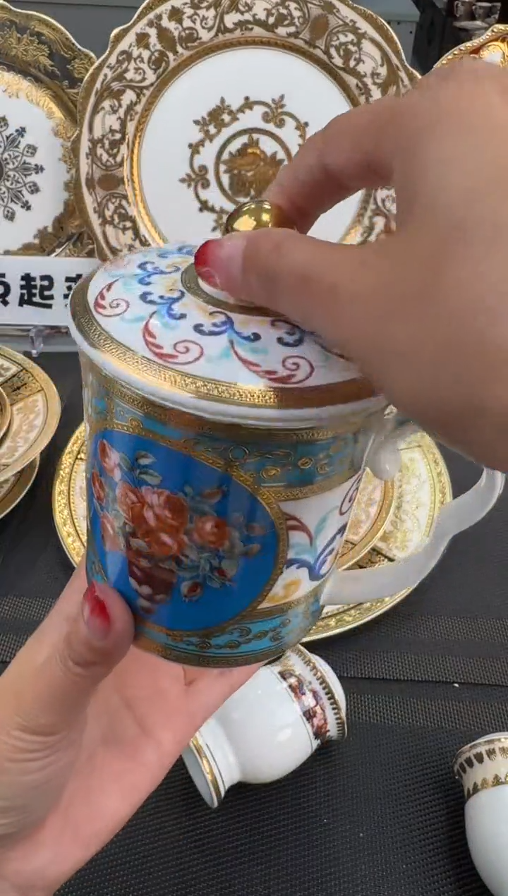 【闪购商品】瓷片会议杯福利款微瑕