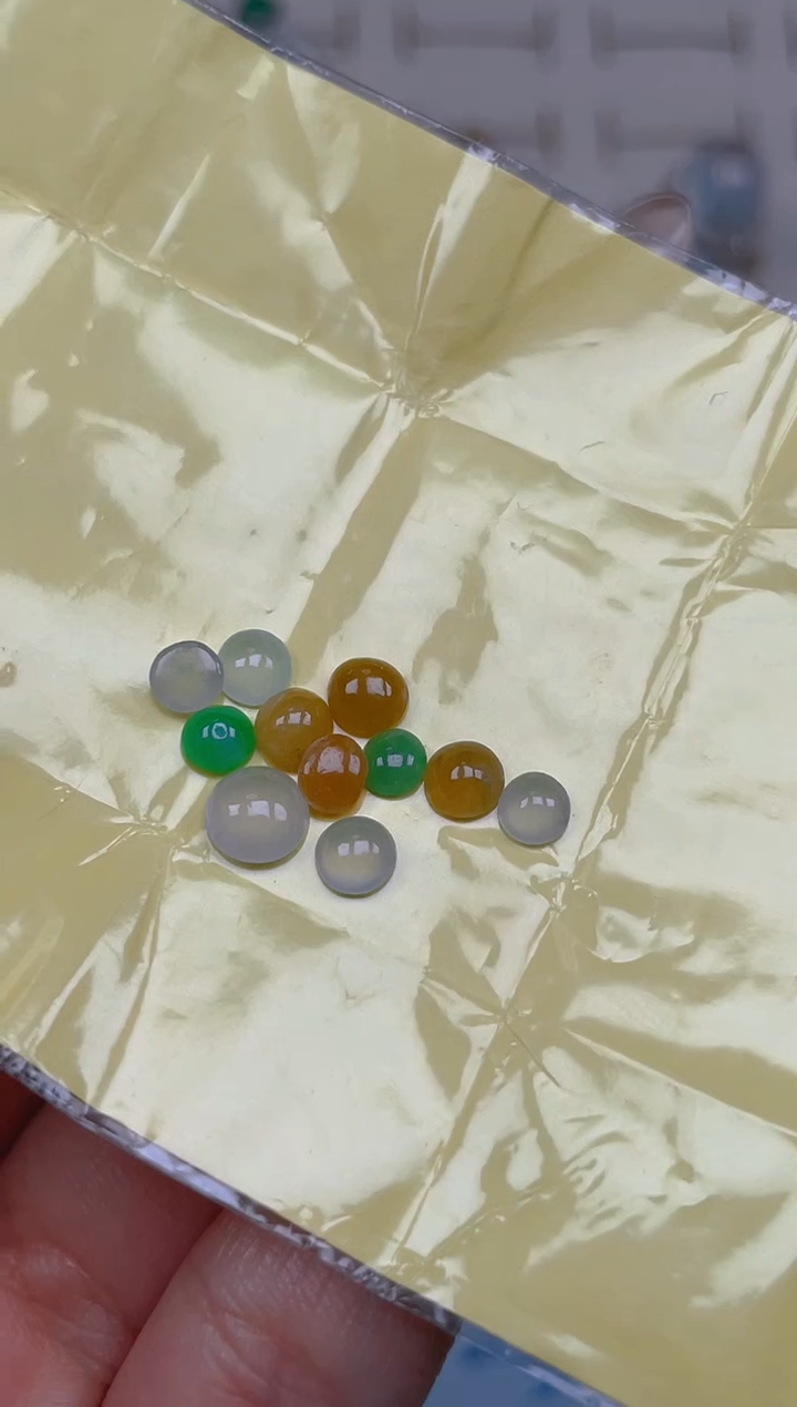 裸石翡翠天然翡翠蛋面96