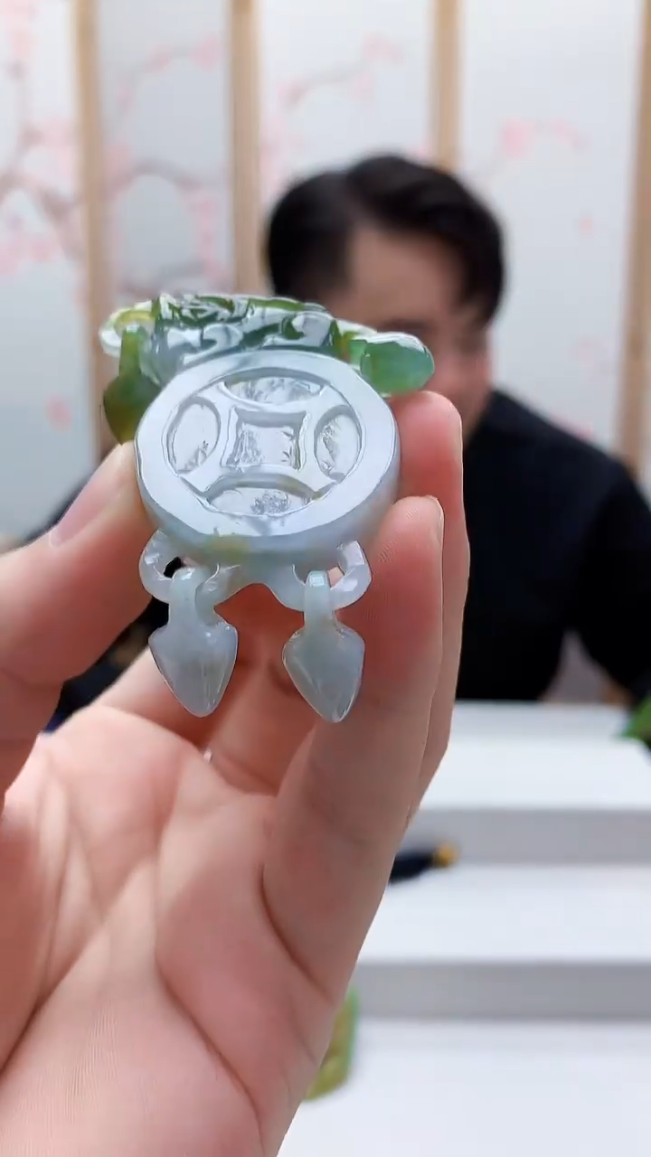 未镶嵌定制翡翠5060bb-毛货挂件73