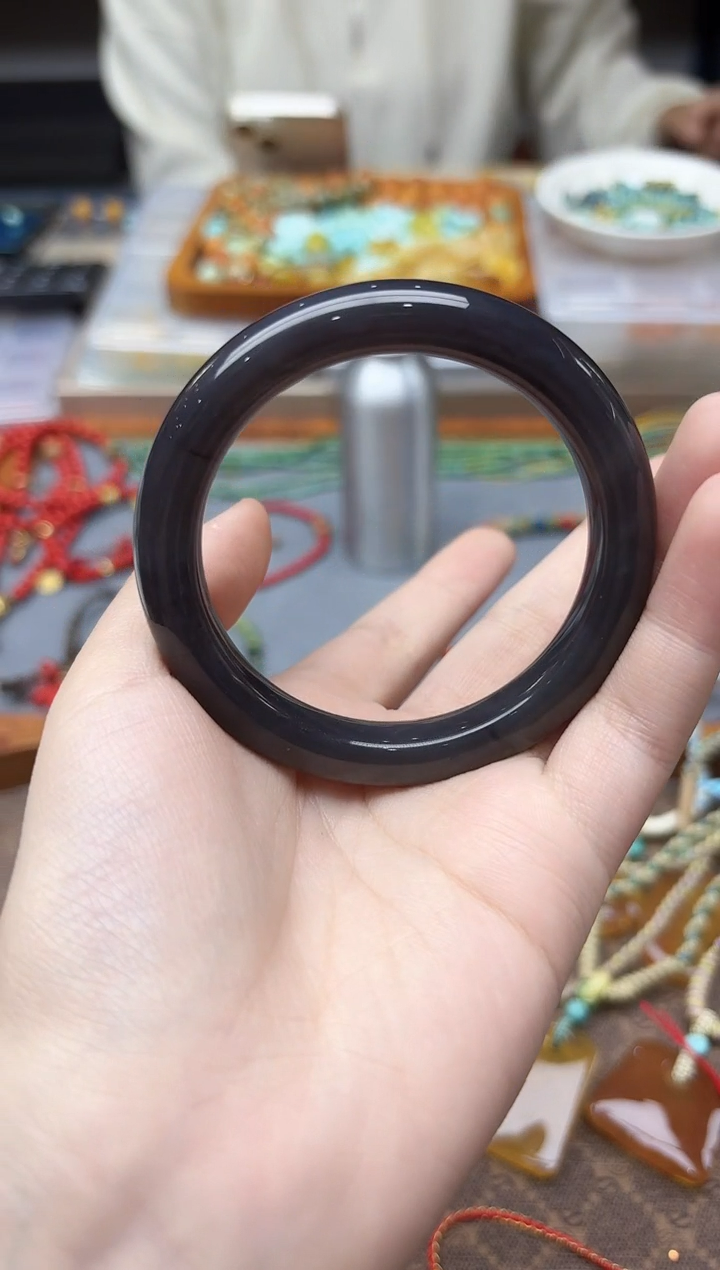 未镶嵌手镯和田玉和田玉手镯53#YR