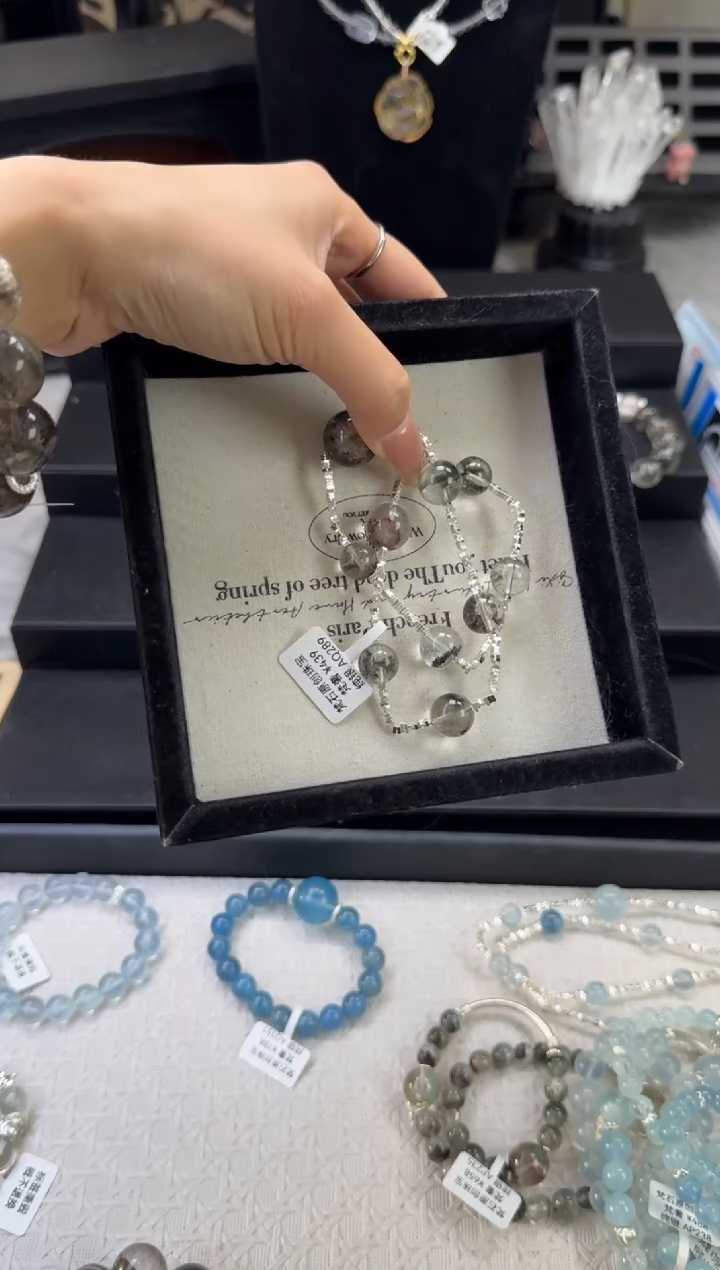 水晶手链未镶嵌天然水晶 多样性发货