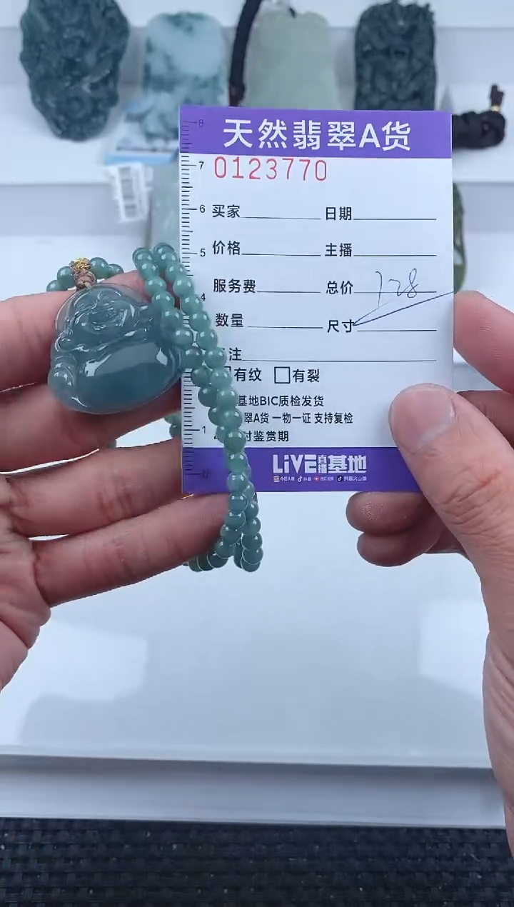 【闪购商品】翡翠颈饰未镶嵌          770