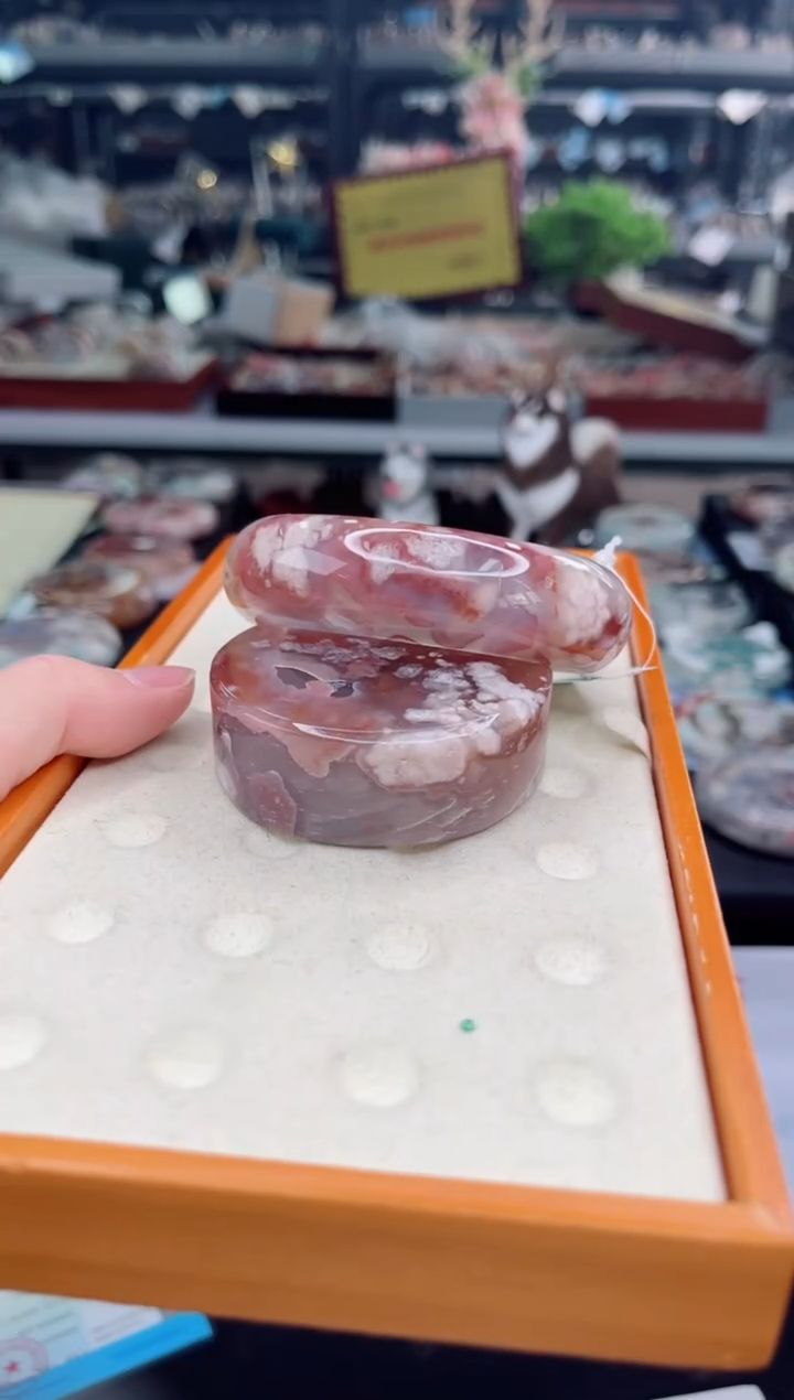 【闪购商品】石英质玉手镯未镶嵌60圈口（赠品镯心）6541658