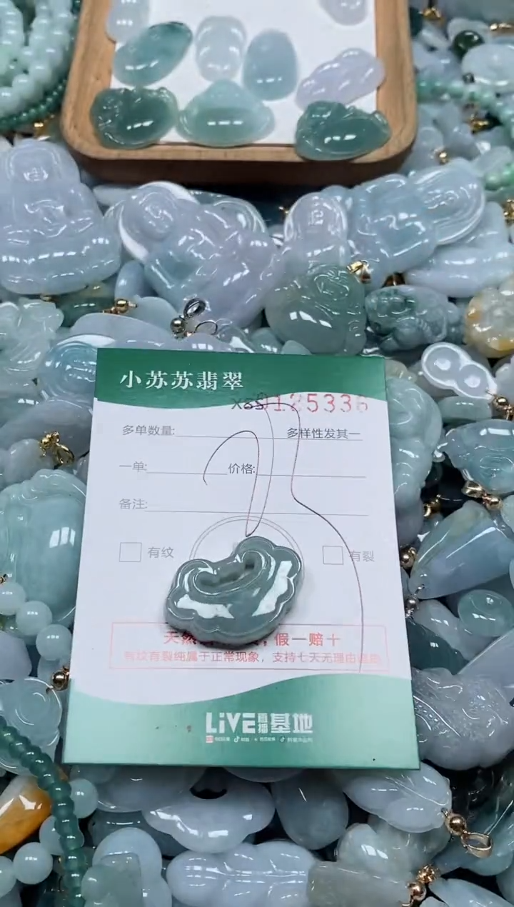 【闪购商品】翡翠颈饰未镶嵌闪购商品0125336