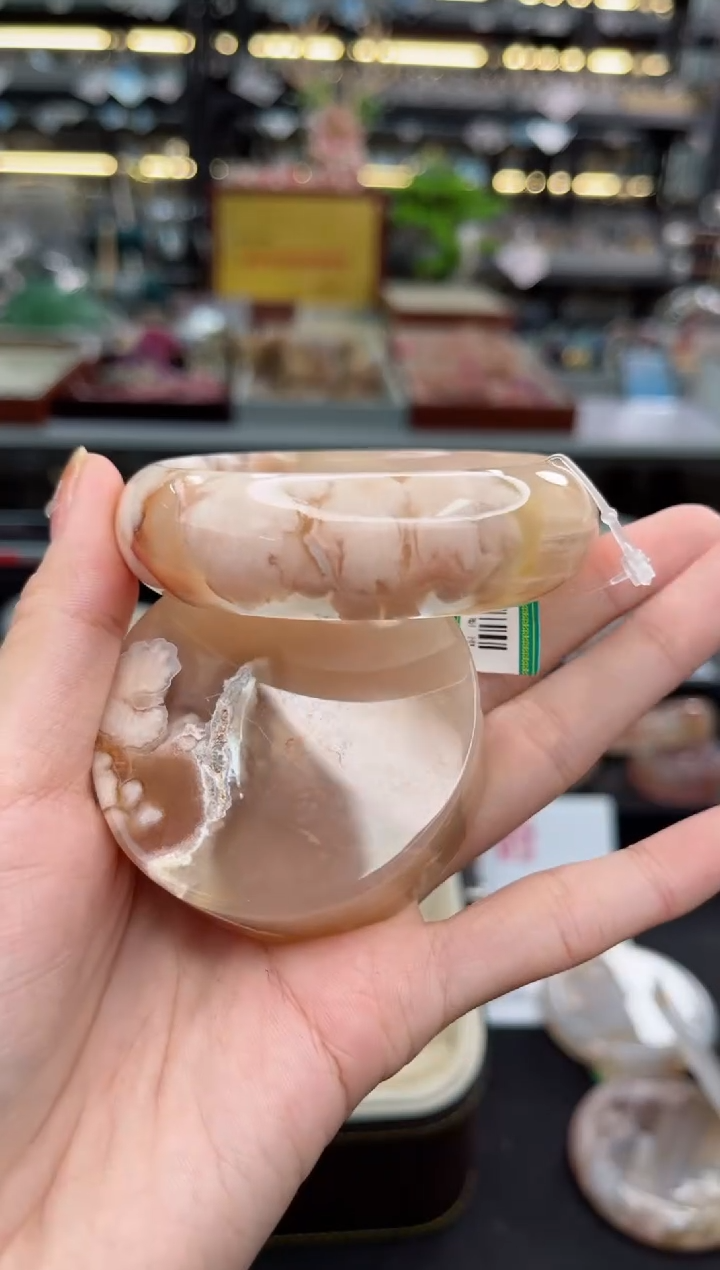 【闪购商品】石英质玉手镯未镶嵌56圈口（赠品镯心）3680849