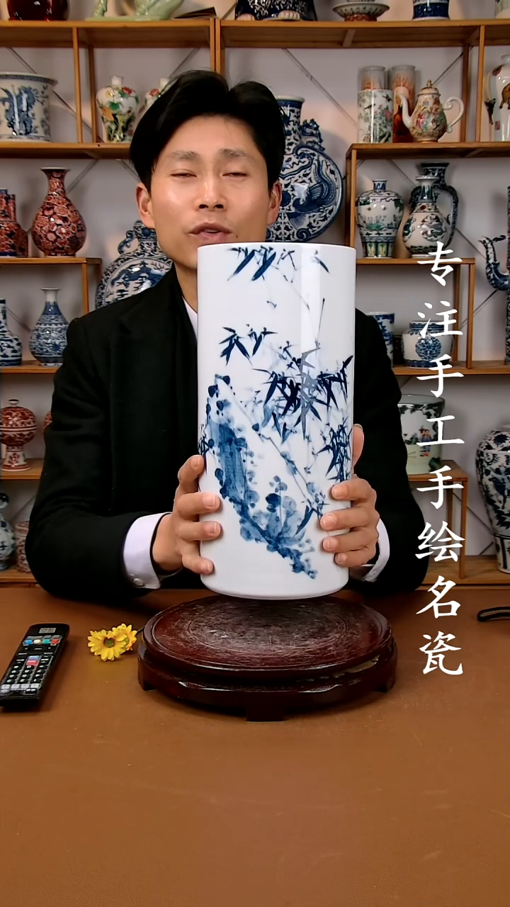 【闪购商品】瓶景德镇陶瓷摆件12