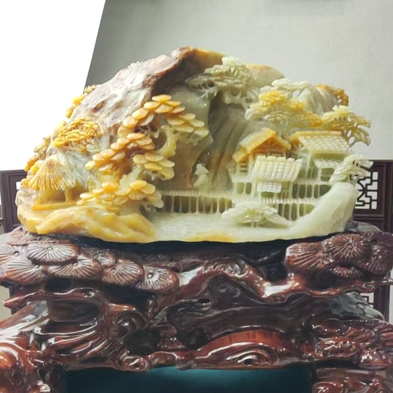 和田玉----山水摆件