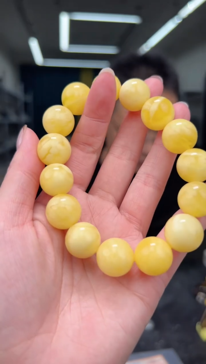 手链琥珀未镶嵌手串