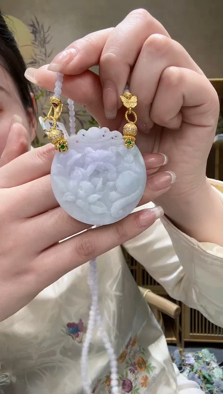 【闪购商品】翡翠颈饰未镶嵌吊坠