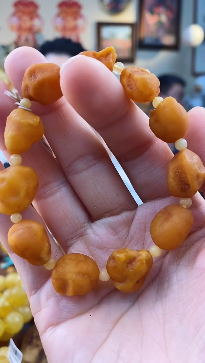 【闪购商品】琥珀手链未镶嵌手串