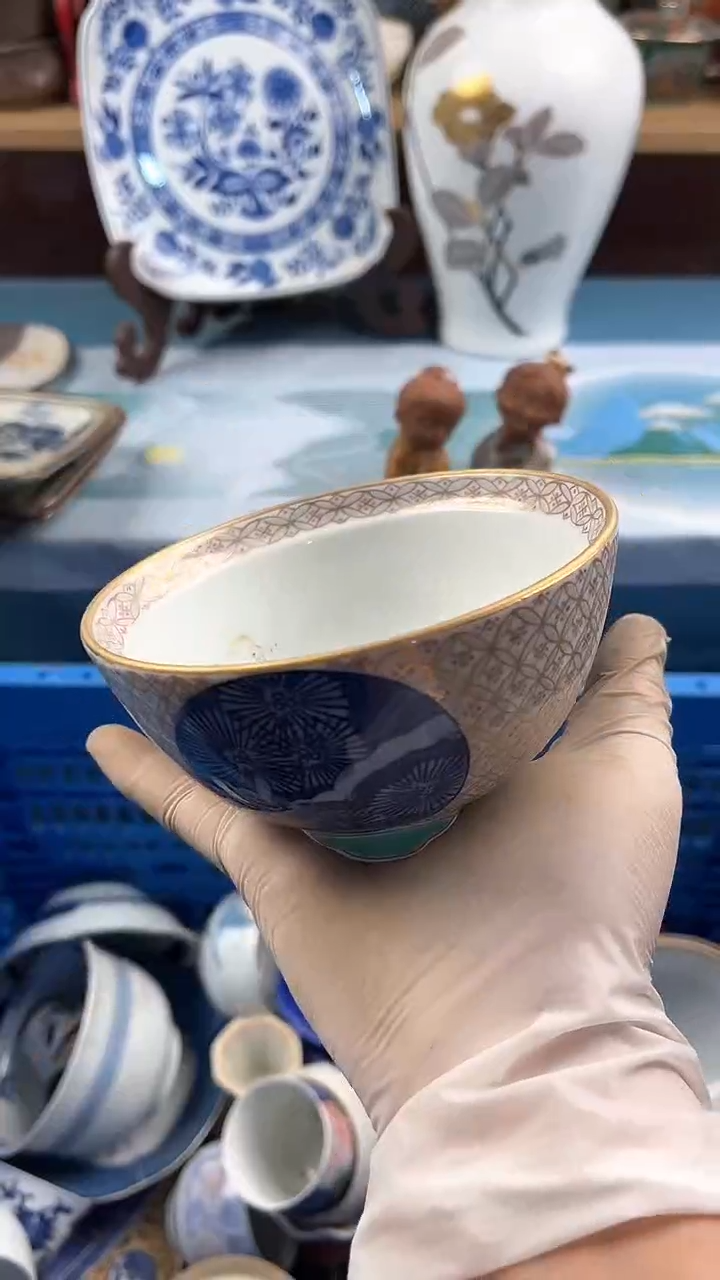 瓷片英歌瓷器满19.9包邮