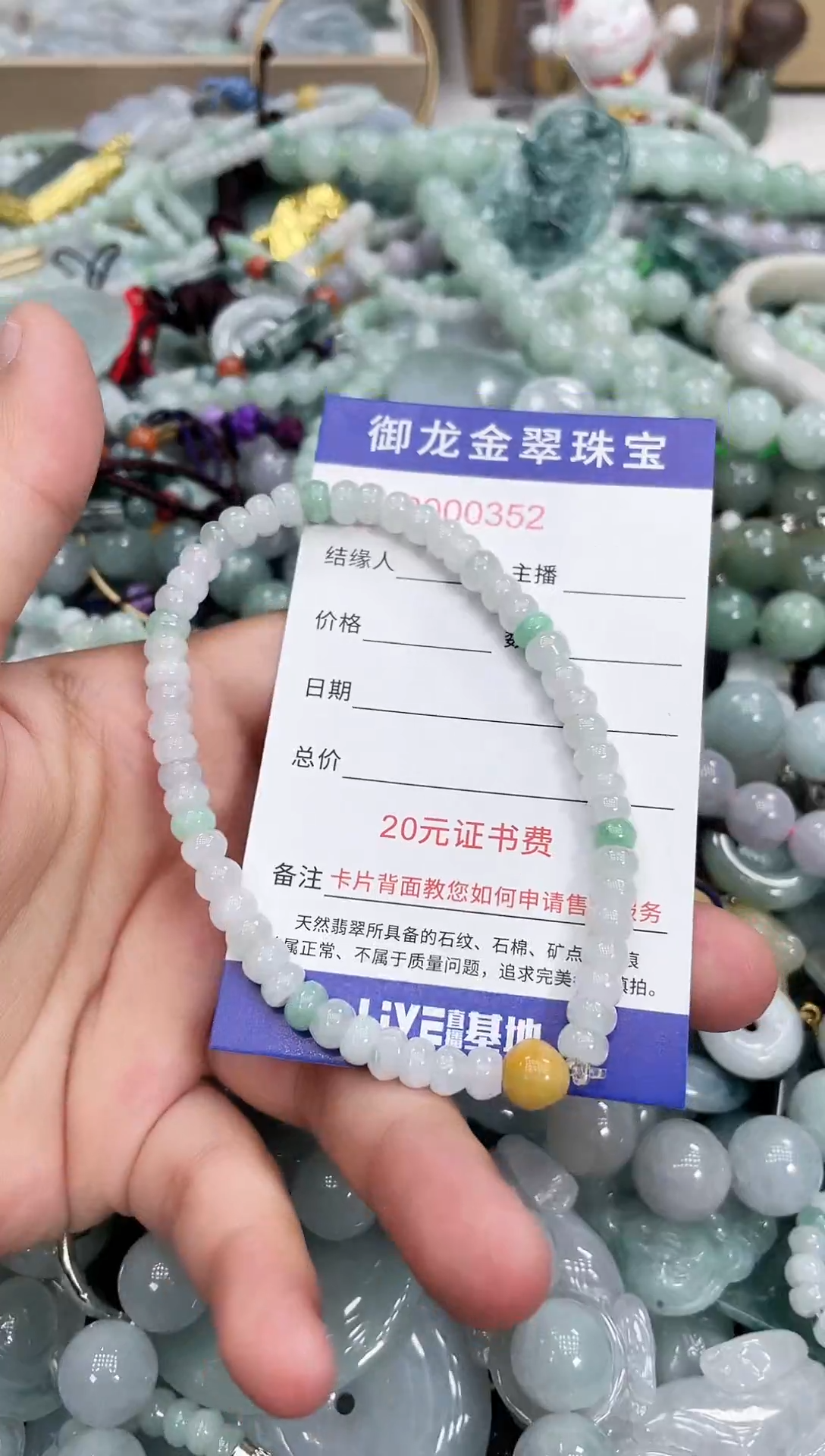 翡翠未镶嵌颈饰011