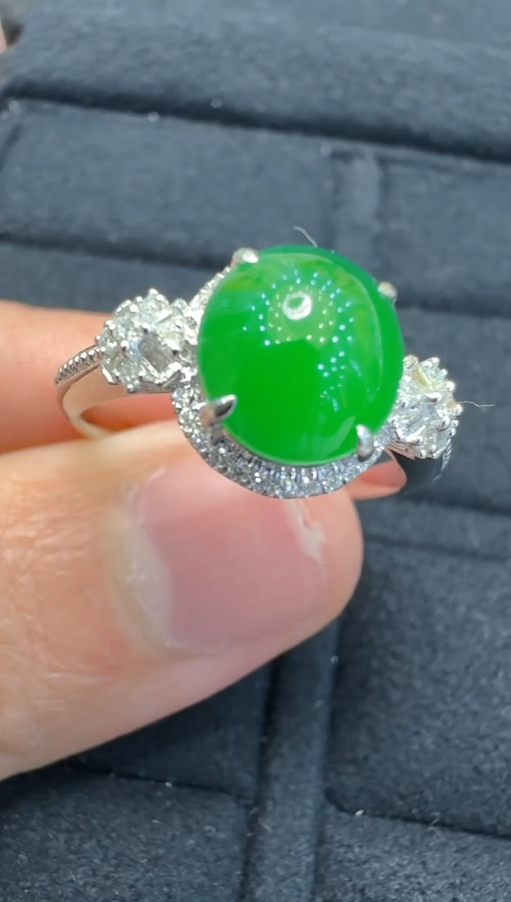 【闪购商品】翡翠戒指18K金镶嵌多样性团购发一件