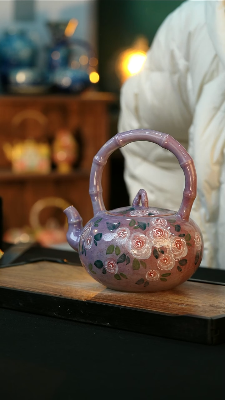 【闪购商品】杯手绘心瓷陶瓷浮力
