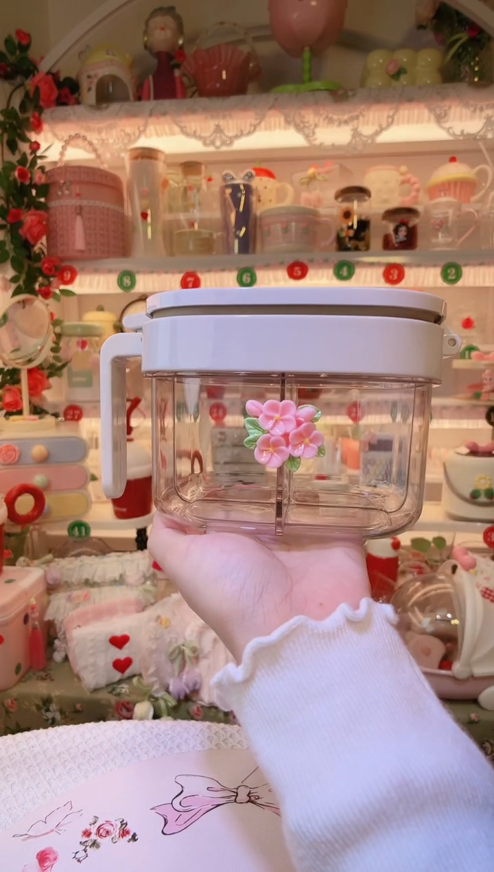 组合调料罐米色——手工制作品质好！