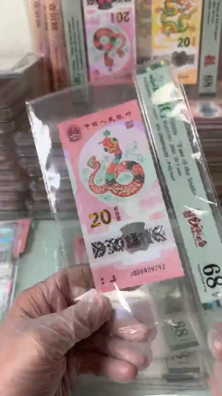 塑料000909292蛇钞单张