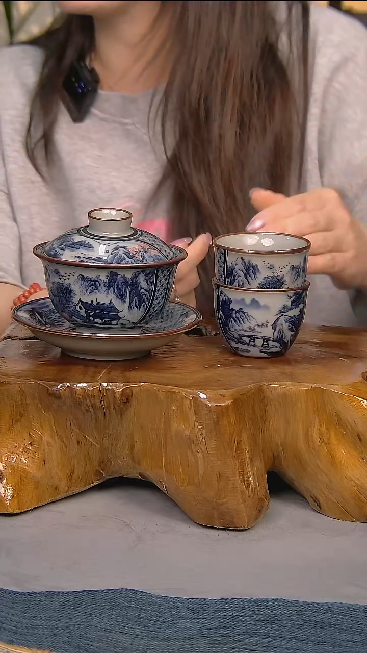简装家用款3件套 陶瓷家用茶具系列