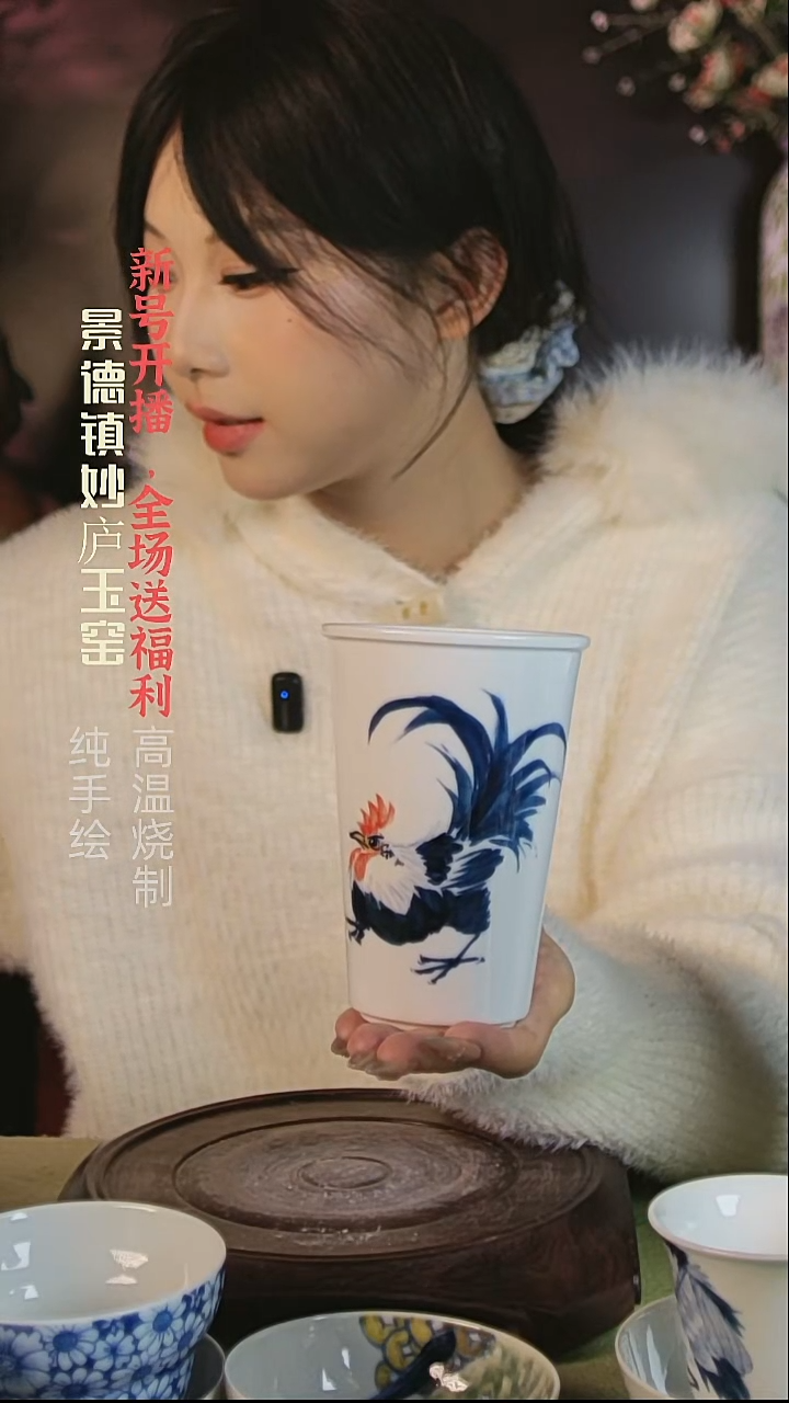 盘妙庐玉窑可乐杯