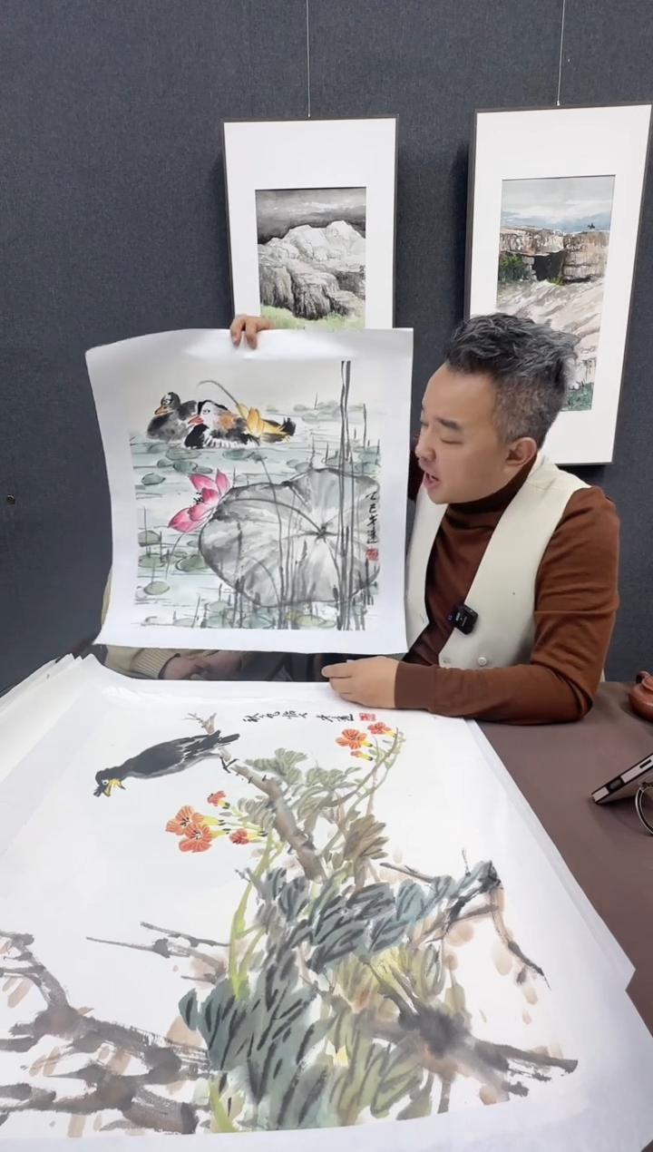 国画戈老师国画作品
