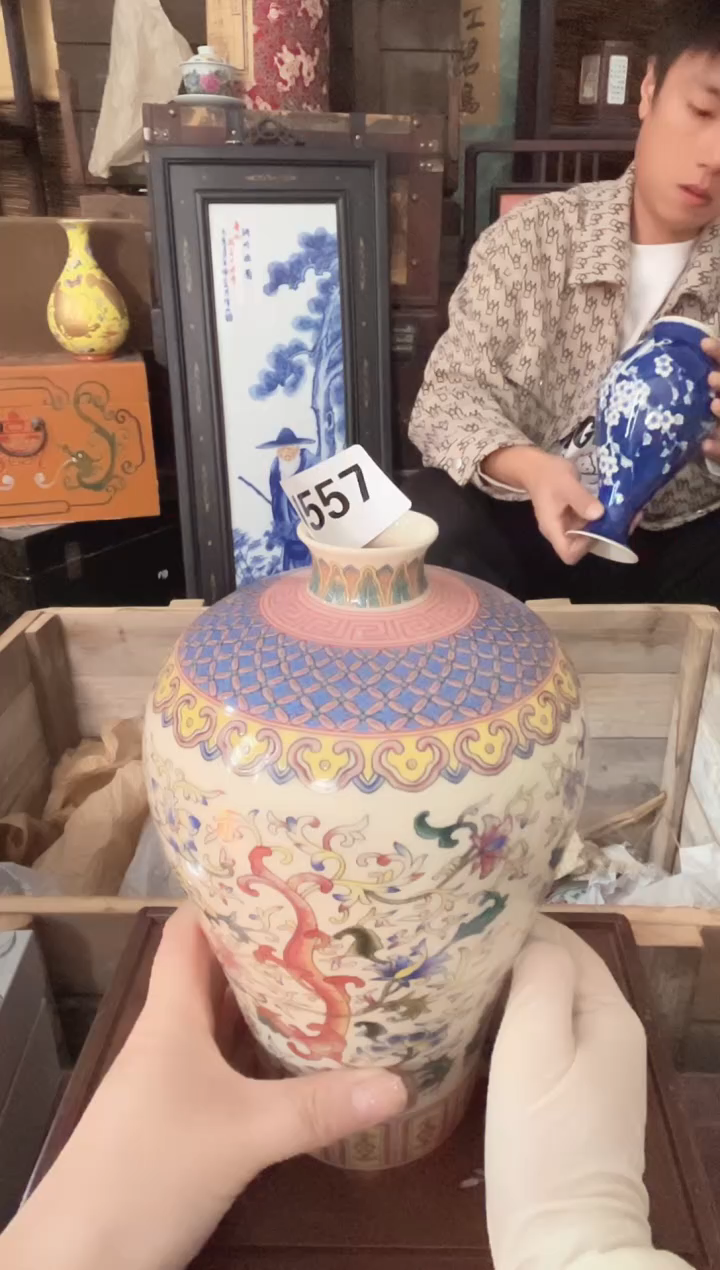 陶景德镇陶瓷摆件J557