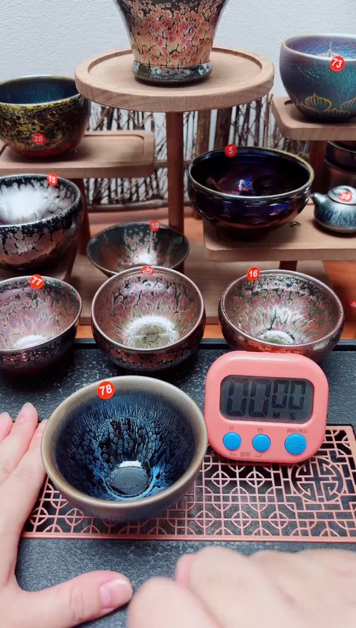 茶盏大****茶78号建盏工匠茶器