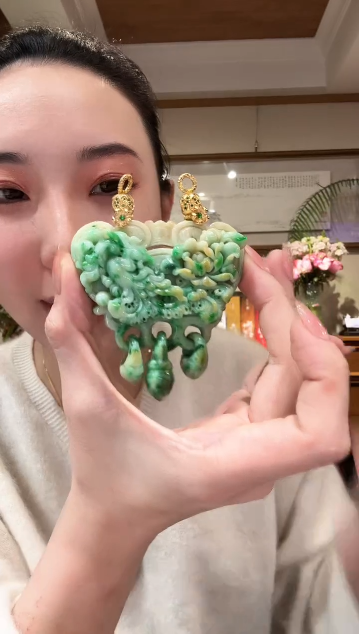 【闪购商品】翡翠颈饰未镶嵌国风