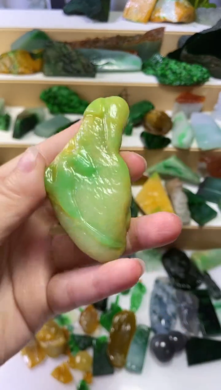 颈饰未镶嵌翡翠用****子070天然翡翠