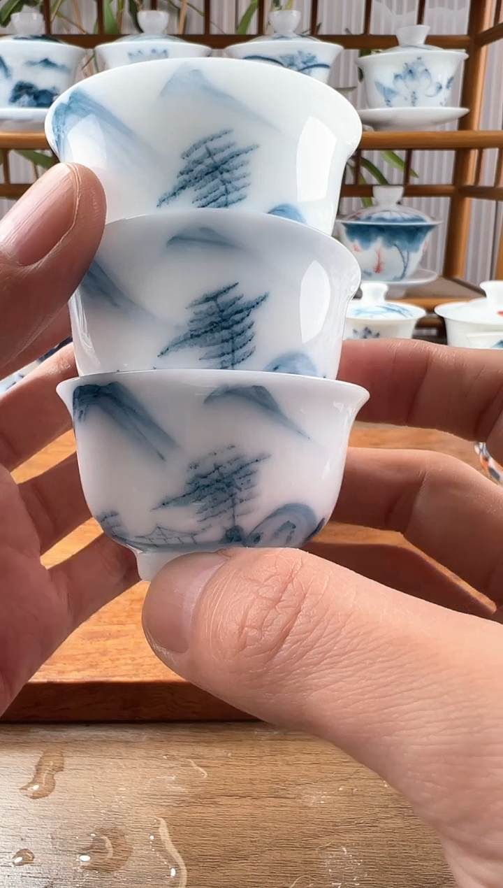 慧*全品清山水小和顺杯3个