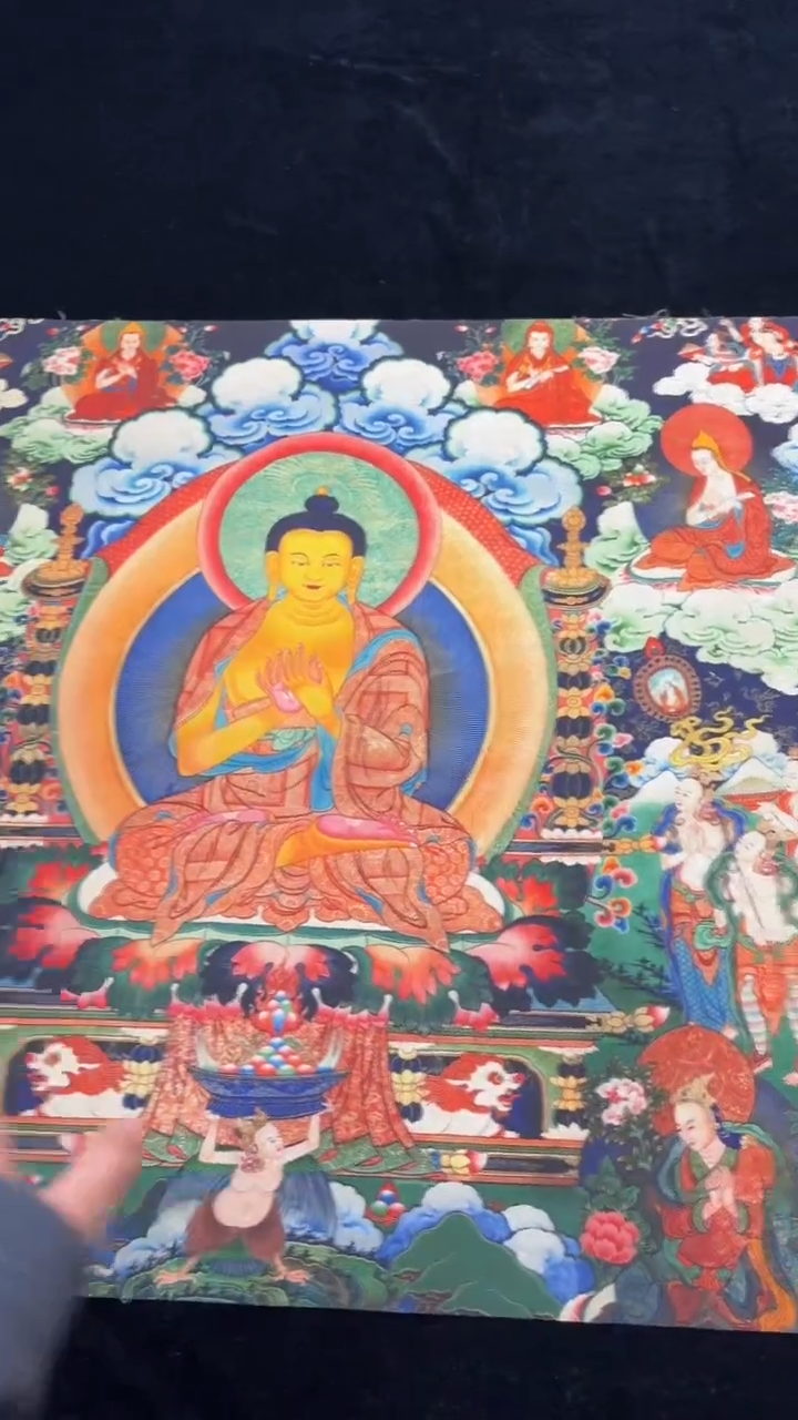 装裱画唐卡藏艺术阁手绘作品TK16047