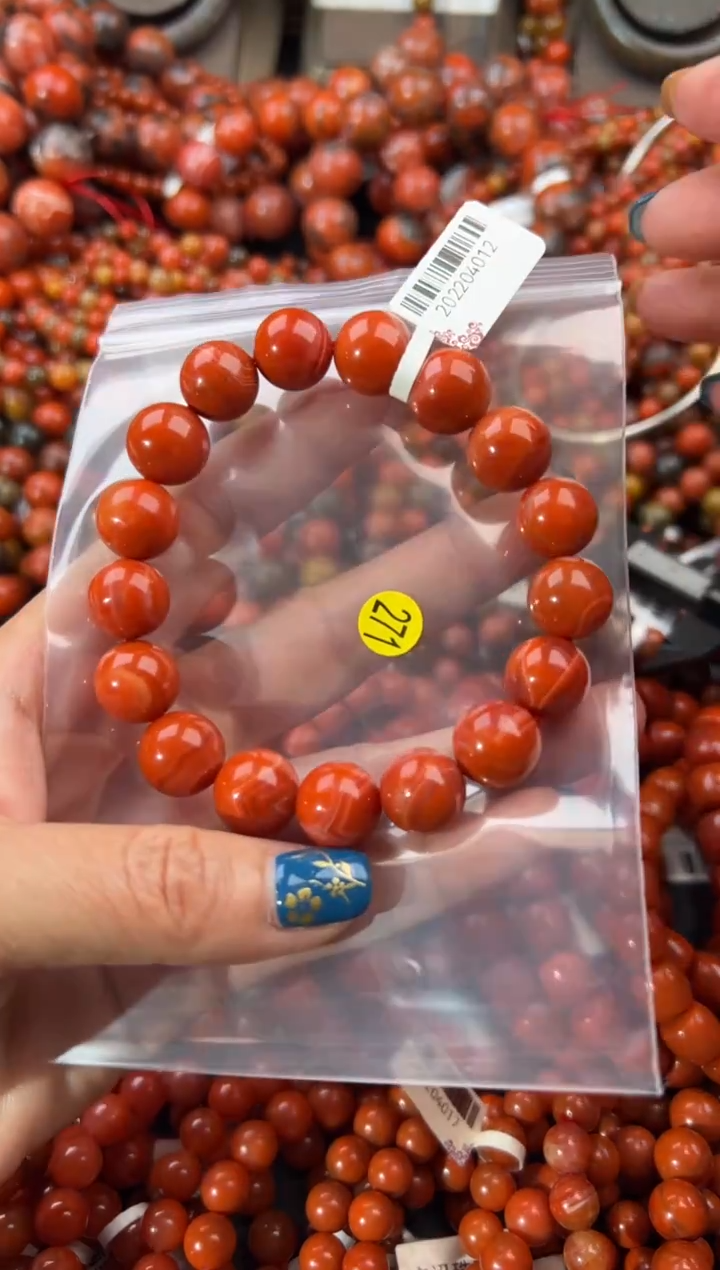 未镶嵌手串南红玛瑙12+