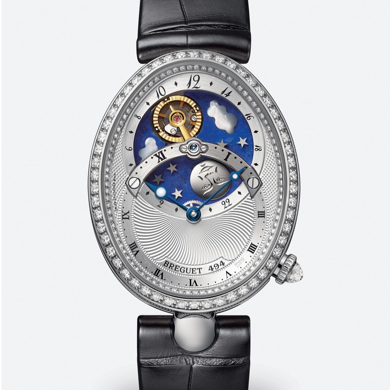 99新 BREGUET/宝玑 名表/宝玑/那不勒斯/8998BB/白金原钻/全套