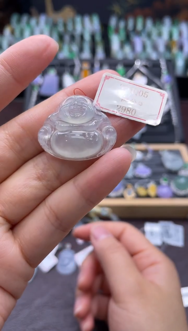 未镶嵌挂件翡翠23XQ05