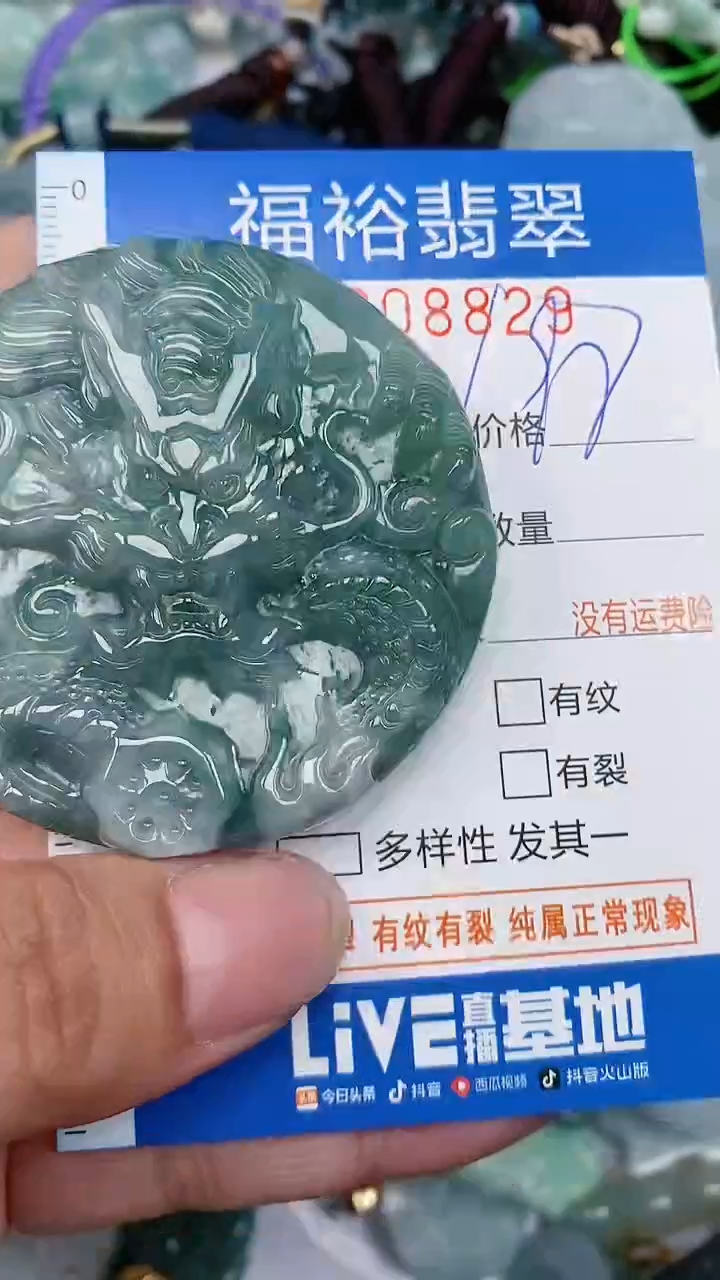 翡翠未镶嵌颈饰...0008829