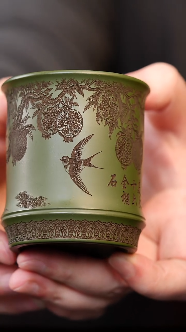 茶杯紫砂宜兴原矿全手工紫砂杯