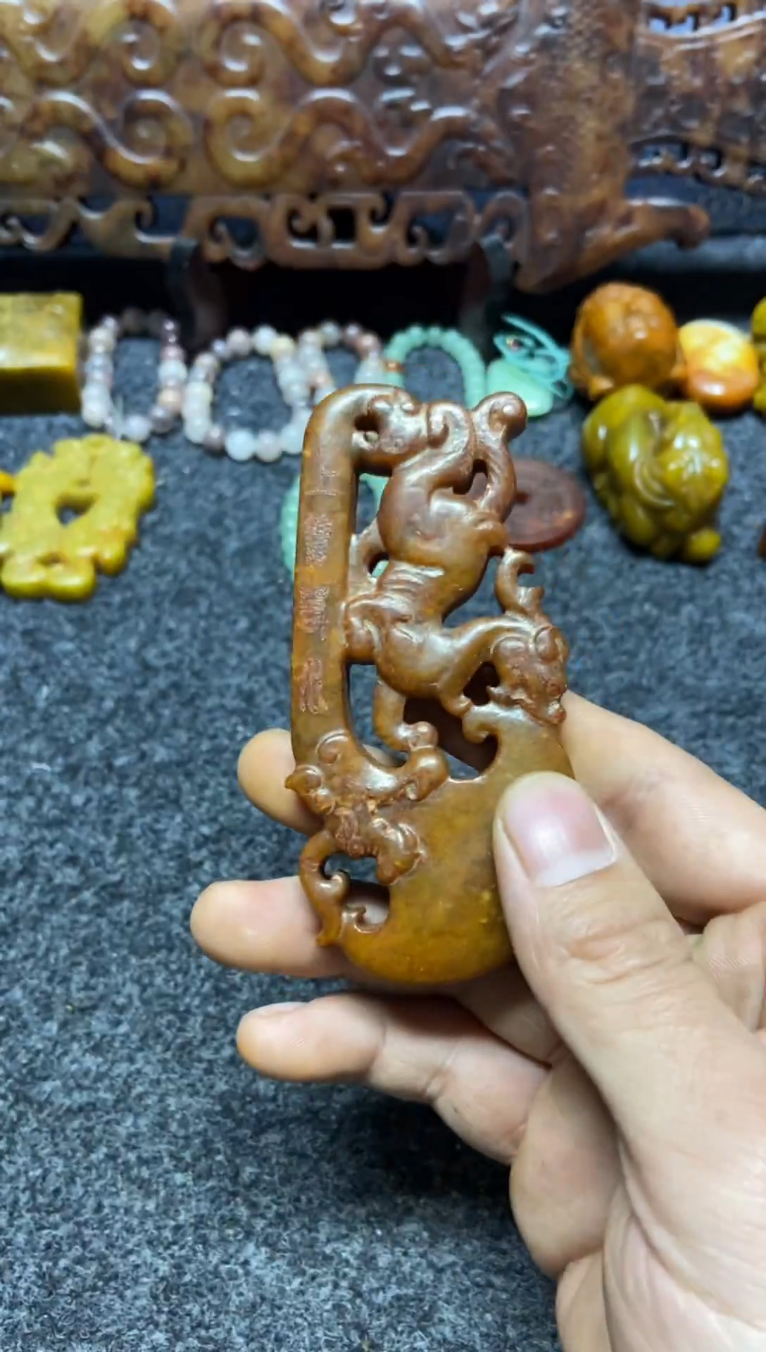 未镶嵌蛇纹石玉吊坠(不含链)直播间专用链接