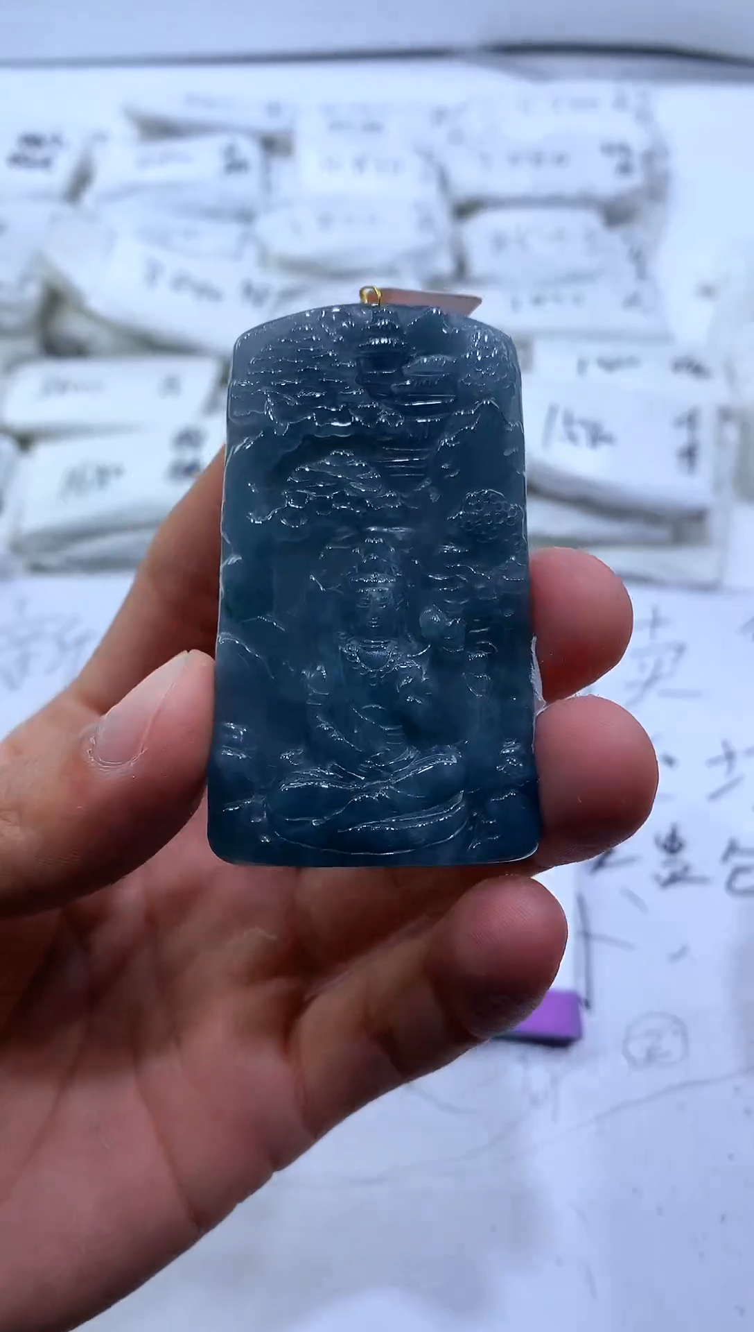 【闪购商品】翡翠颈饰未镶嵌虚空藏【品质一般介意慎拍】