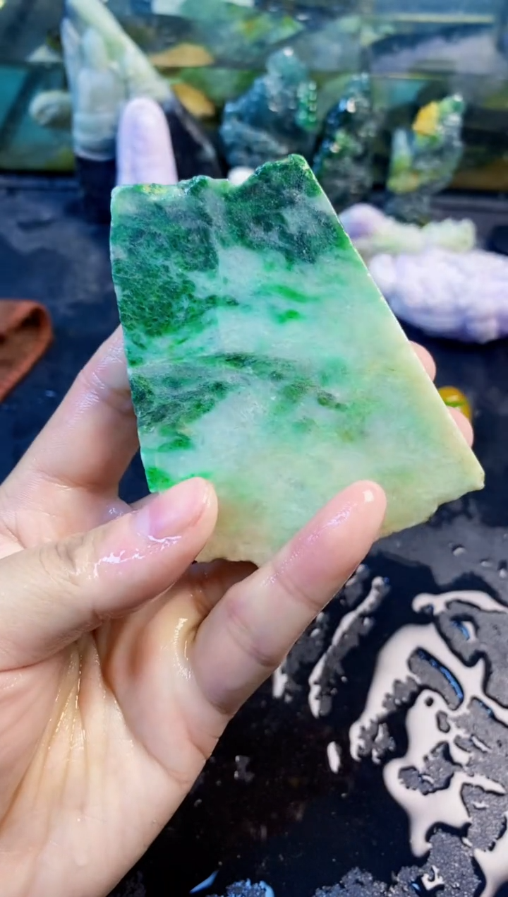 颈饰未镶嵌翡翠天然翡翠022