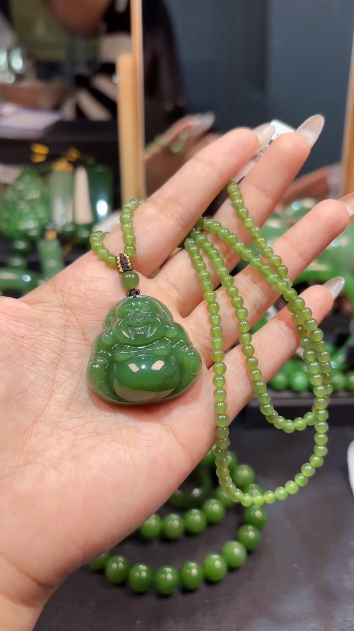 【闪购商品】和田玉（碧玉）颈饰未镶嵌1