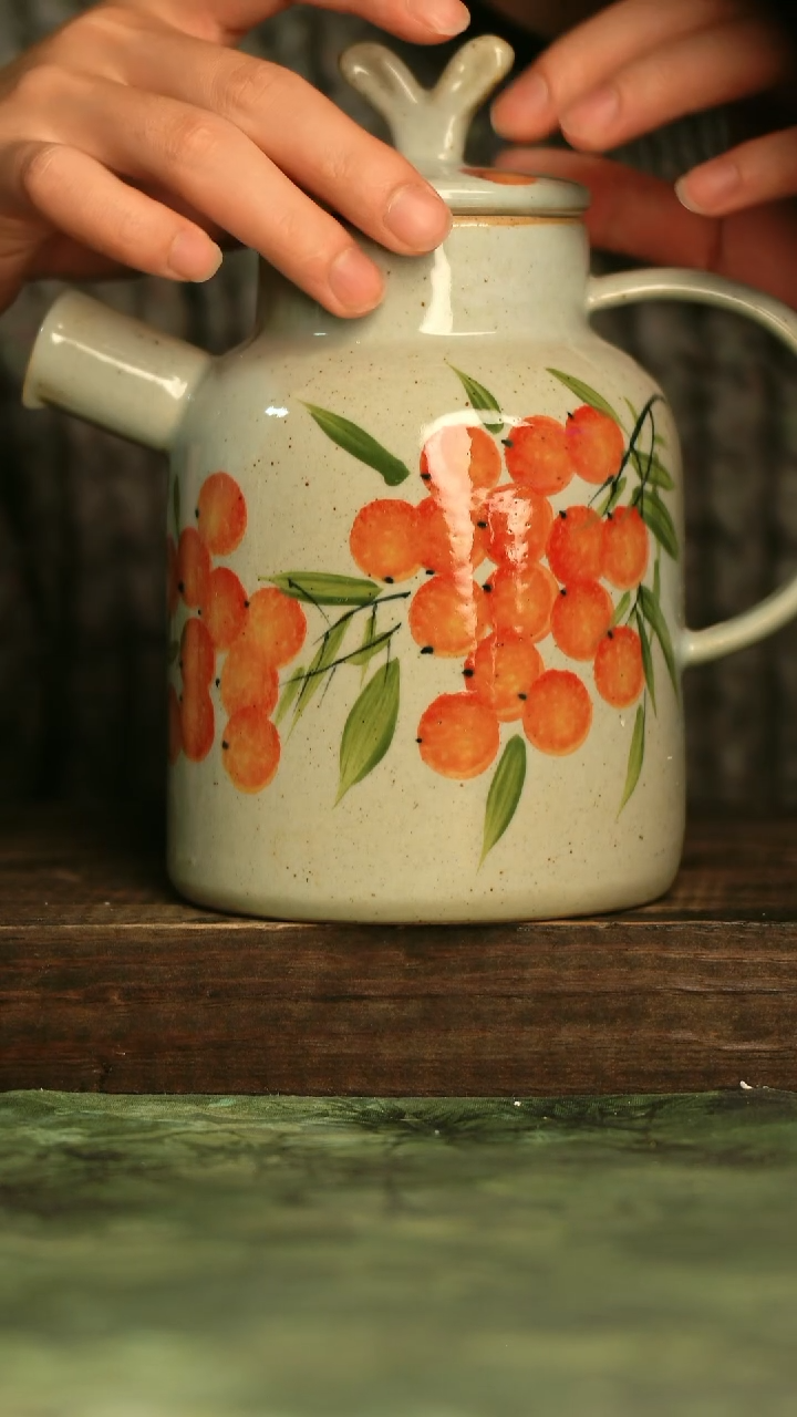 瓷器青诗集手工手绘瓷器