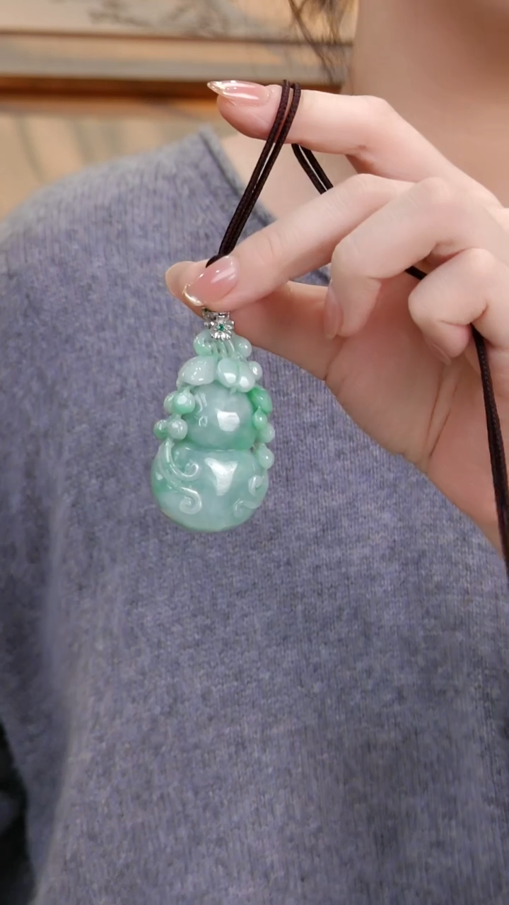 颈饰未镶嵌翡翠国风