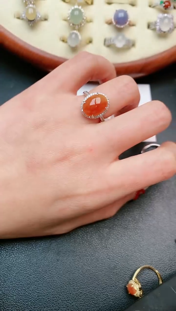 【闪购商品】翡翠戒指银S925镶嵌.....