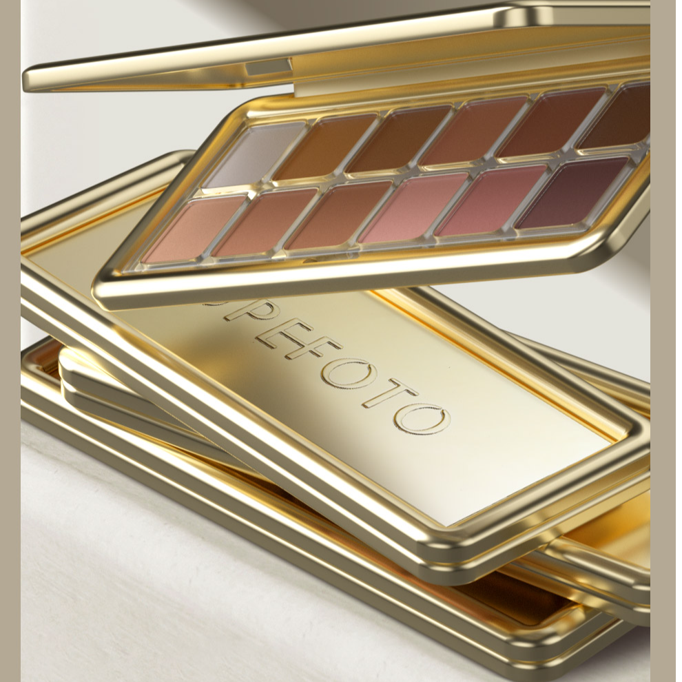 【一盘多妆】洛佩托浮光跃金眼影盘粉质细腻易上色新手手残党必选